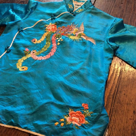 [USED] vintage チャイナシャツ