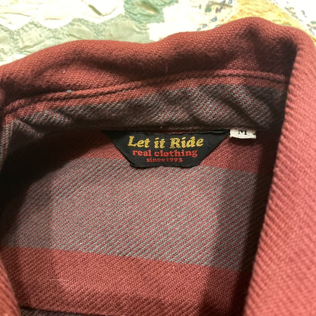 [USED]90's "Let it Ride"シャツ