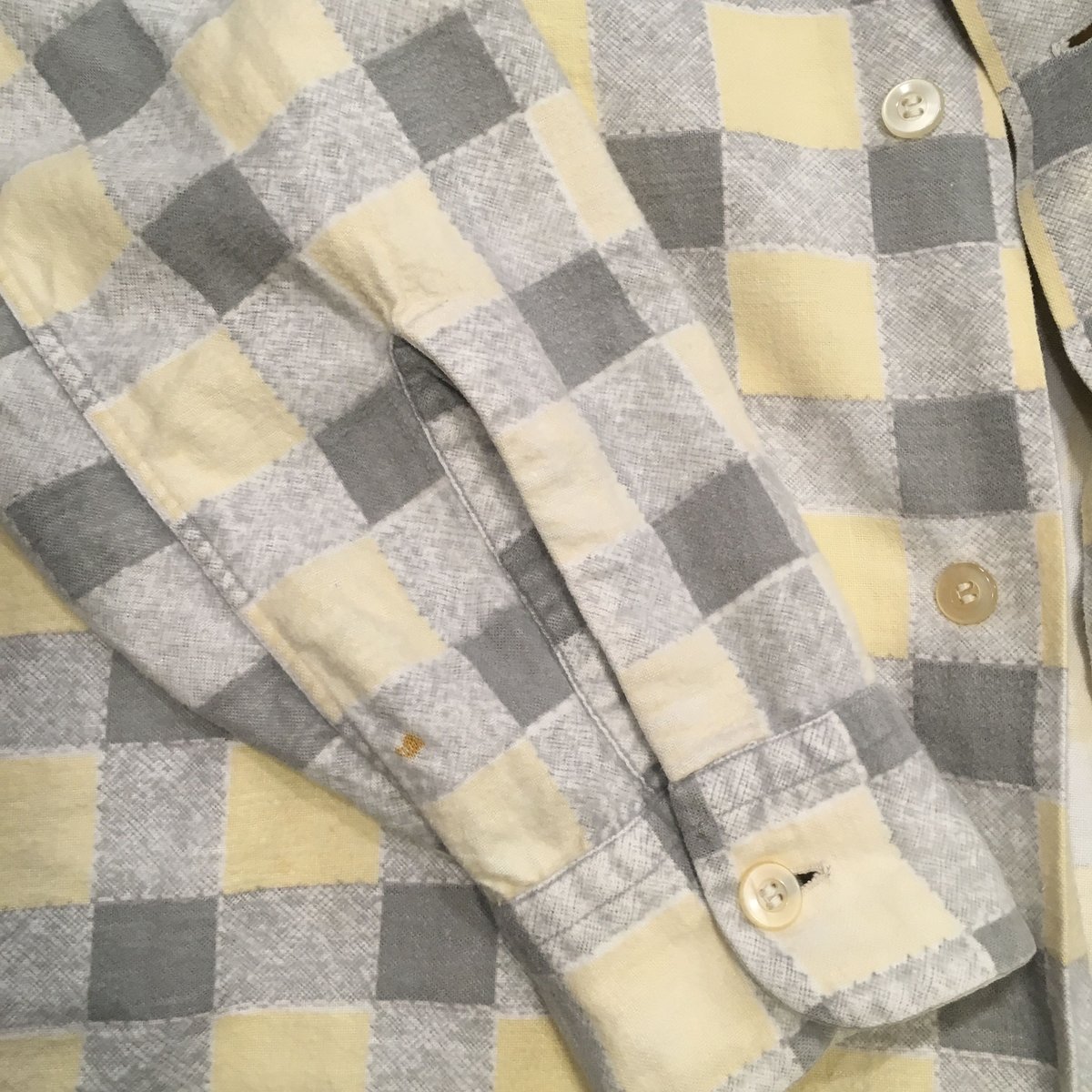 50s 60s VINTAGE PENNEYS プリントネル カスリ ミント