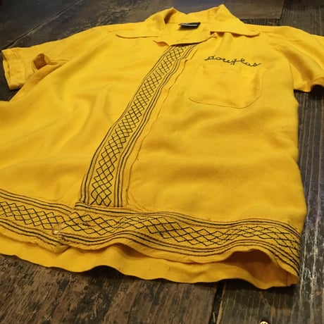 [USED] YELLOWレーヨンシャツ