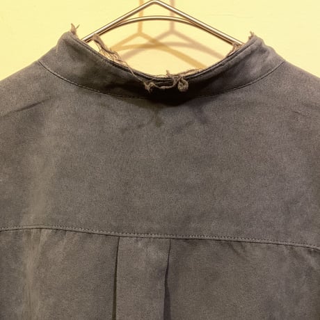 [USED] スウェード風スタンドカラーSHIRT！