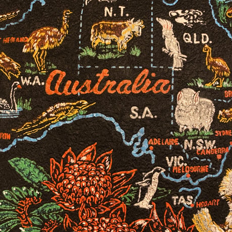 [USED] vintage AUSTRALIA クッションカバー