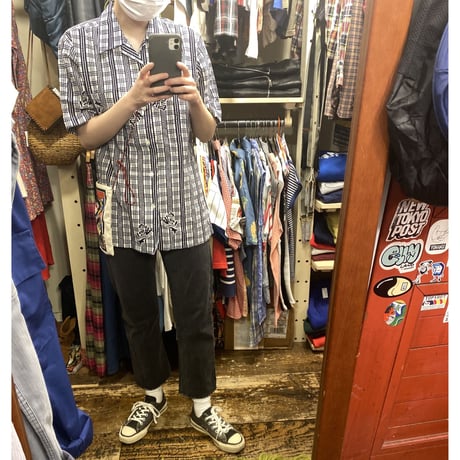 [USED]"大鵬"大相撲 開襟シャツ