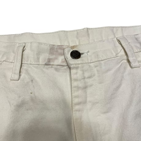 [USED] "Dickies"ホワイトハーフパンツ（W33）