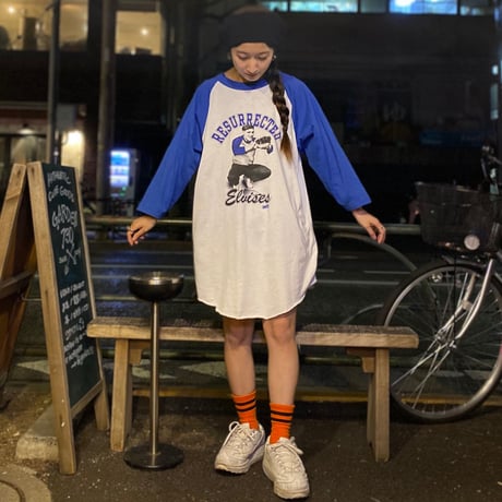 [USED] "ELVIS" ロング丈ラグランTee！