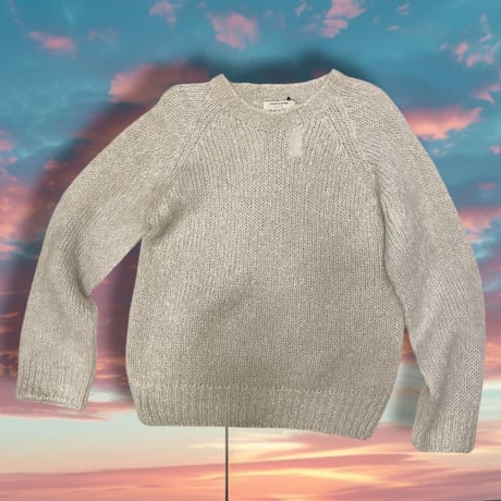 [USED]good ivory モヘア ラグラン KNIT 🥣♡