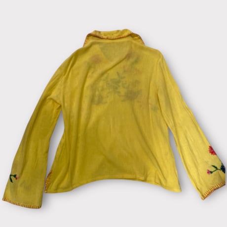 [USED]花柄刺繍TOPS