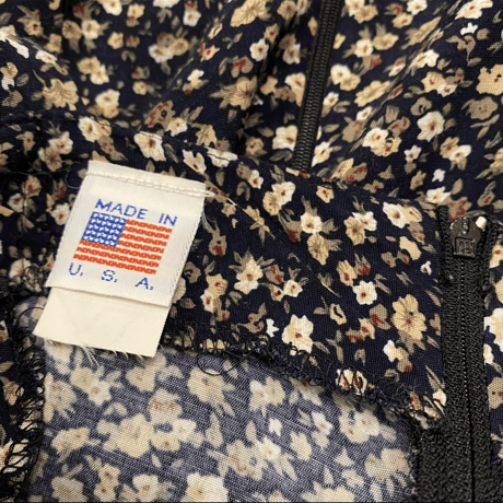 [USED]made in U.S.A.🌼 小花柄オールインワン