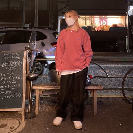[Naughty] "LACA" CUT-OFF SWEAT SHIRT