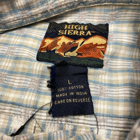[USED] HIGH SIERRA コットンシャツ