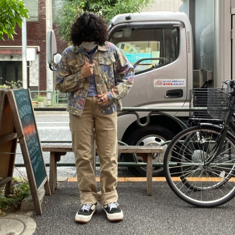 [USED] made in U.S.A.🌼花柄Gジャン
