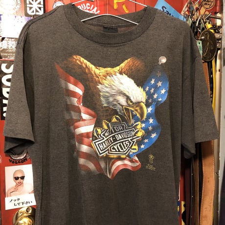[USED]  90's HARLEY DAVIDSON EAGLE Tee