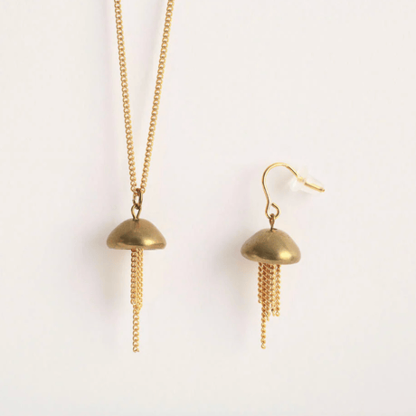 [Aquvii] ”jellyfish” NECKLACE / PIERCE