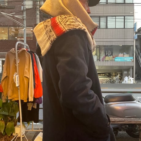 [USED] Ralph Lauren トナカイ柄ニットマフラー