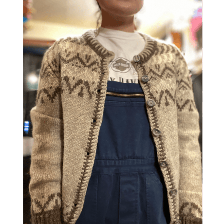 [USED] ブラウンknitカーディガン