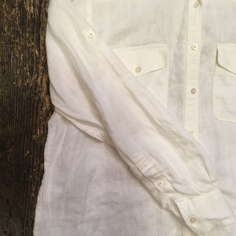 [USED] LAUREN  linen100% shirt