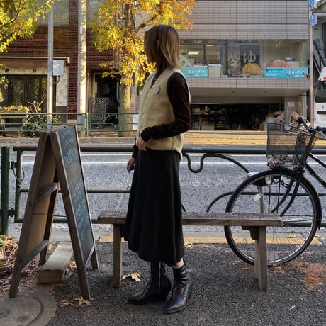 [USED] Sears "ROEBUCKS" ボアデニムVEST♡