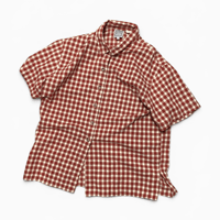 [USED] S/S PLAID SHIRT