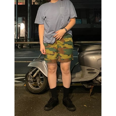 [USED] BELGIE CAMO SHORTS！
