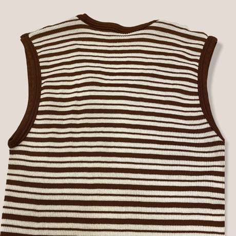 [USED] ボーダー ノースリーブTOPS♡