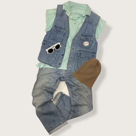 [USED] 4POCKET DENIM VEST！