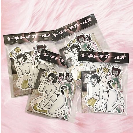 【doki doki girls】ドキドキアニマルsticker（blind pins) pac