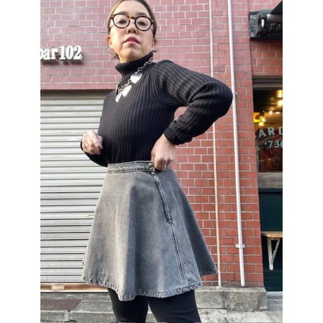 [USED] American apparel デニムミニスカート🩶