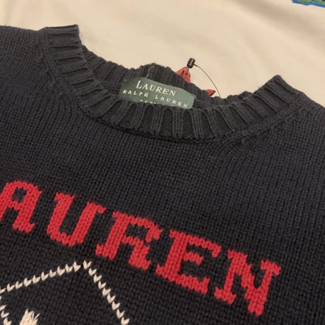 [USED] Ralph Lauren COTTON KNIT♡