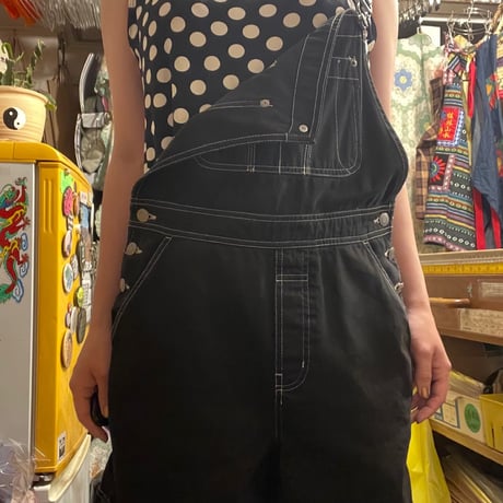 [USED] ”GAP”♡BLACK SHORTオーバーオール