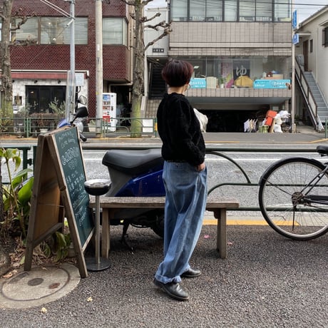 [USED]HAND MADE モールヤーン ニット   