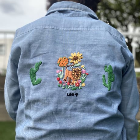 [USED] 70's BIG MAC 刺繍シャンブレー