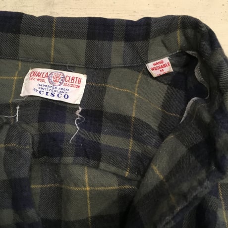 [USED]  vintage COTTON / WOOL SHIRTS