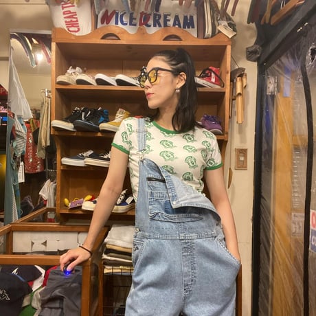[USED] SUPER GIRL DENIM OVERALL!