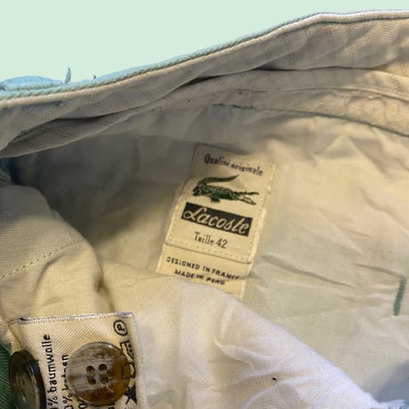 [USED] LACOSTE color  CHINO PANTS