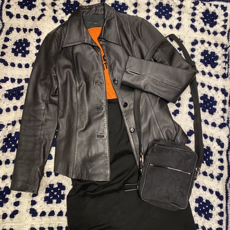 [USED] REAL LEATHER SHIRT！