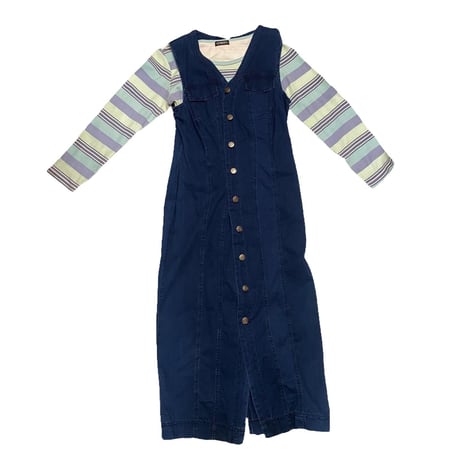 [USED] 前開き♡ロング ワンピース