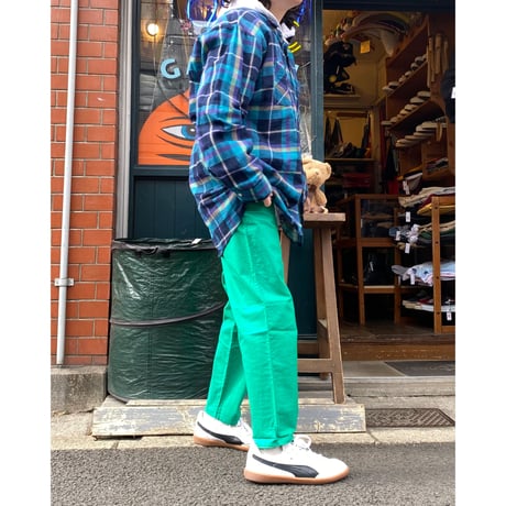 [USED] 90's CHECK プリントネルシャツ