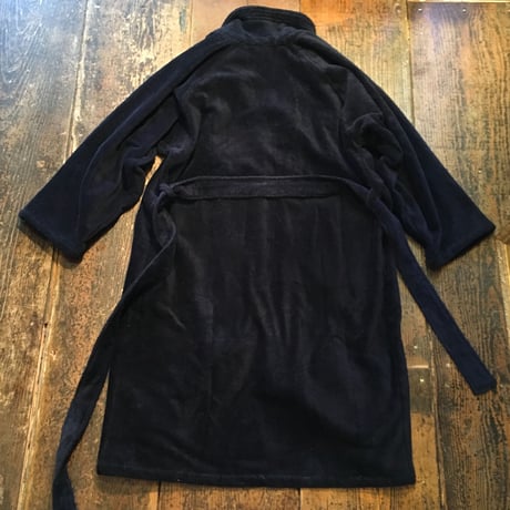 [USED]  ネイビー肉厚パイルガウン