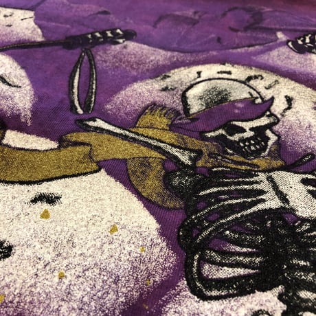 [USED] Vintage タイダイ SKULL × SKI   Tee