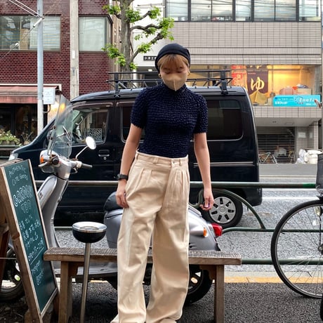 [USED]  POPCORN TOPS（NAVY）
