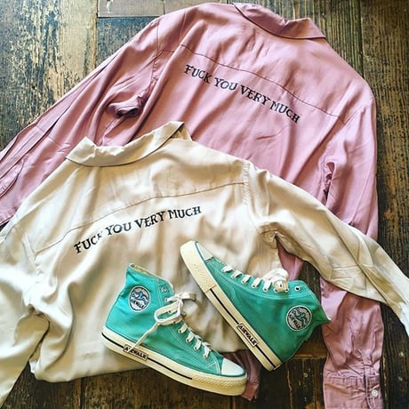 [Naughty] "FUCK YOU VERY MUCH" RAYON L/S SHIRTS