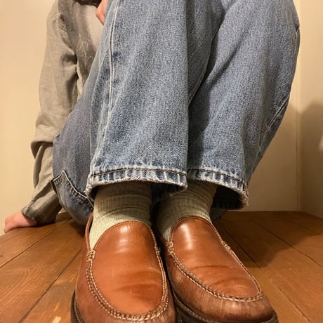 [USED] "BASS" ブラウンローファー（7ハーフ）