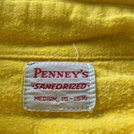 [USED] 60’ PENNEY’S  ネルシャツ