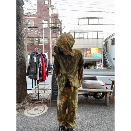 [USED] ソビエト軍　カモ柄メッシュ TOPS+PANTS