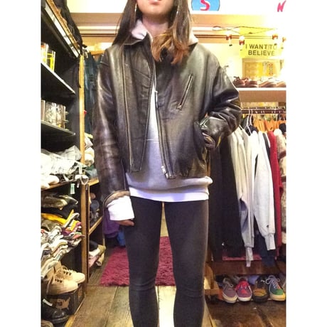 [USED] OLD レザー ライダースJKT
