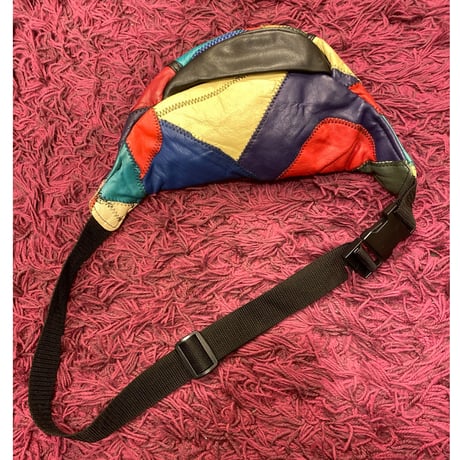 [USED] レザーパッチワーク ウェストPOUCH