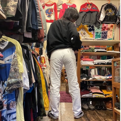[USED] Levi's"501" WHITE (W29/L30)