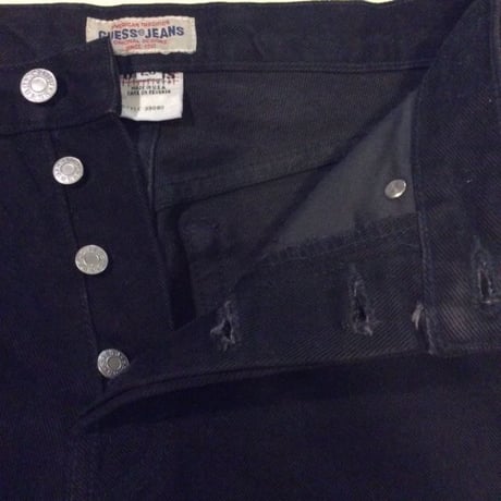 [USED] GUESS BLACKデニムパンツ