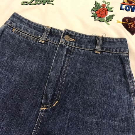 [USED] 70's スリットデニムスカート