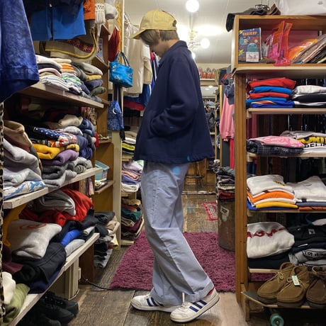 [USED] NAVY SWEAT JACKET！